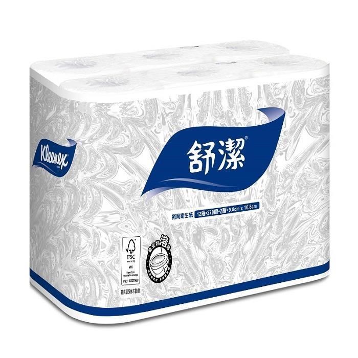 Kleenex 舒潔 小捲筒衛生紙(270張/72捲)_購買前請先至下方確認配送區域