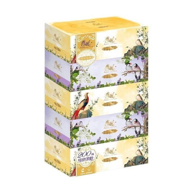 SILLACE 春風 盒裝面紙200抽/5盒/10串/箱-故宮皇室典藏版_購買前請先至下方確認配送區域