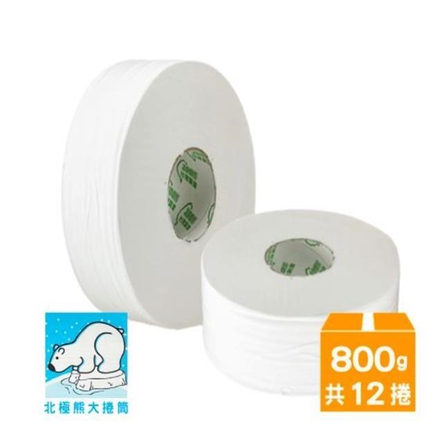 百吉牌 北極熊 環保大捲筒衛生紙 800gx12捲/箱