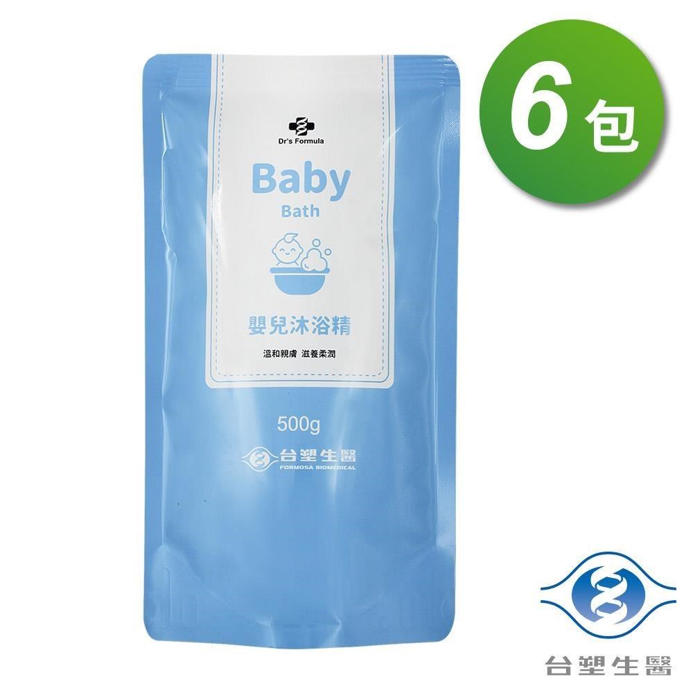Dr's Formula 台塑生醫 【南紡購物中心】 嬰兒 沐浴精 補充包 500g X 6包
