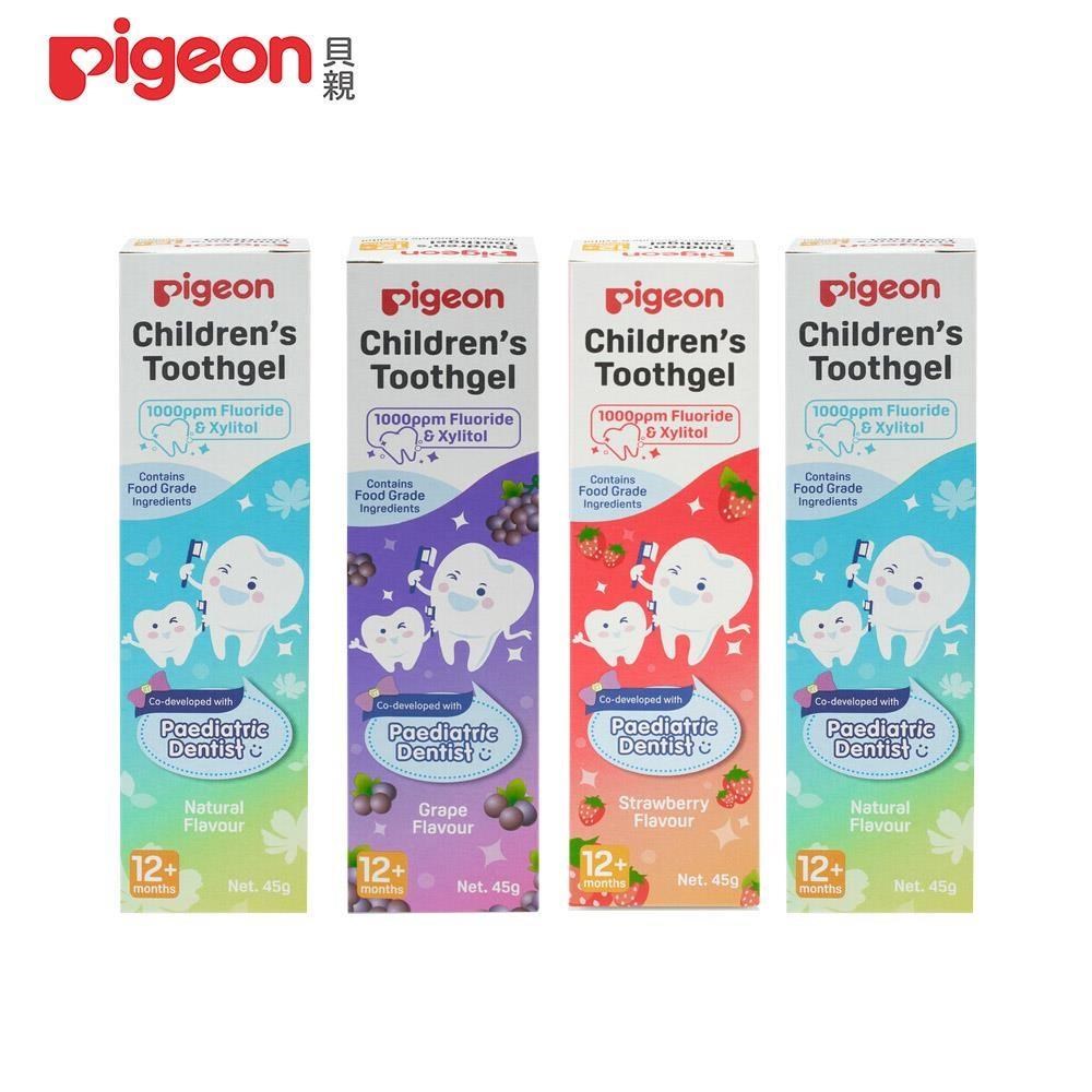 Pigeon 貝親 兒童含氟牙膏x4條