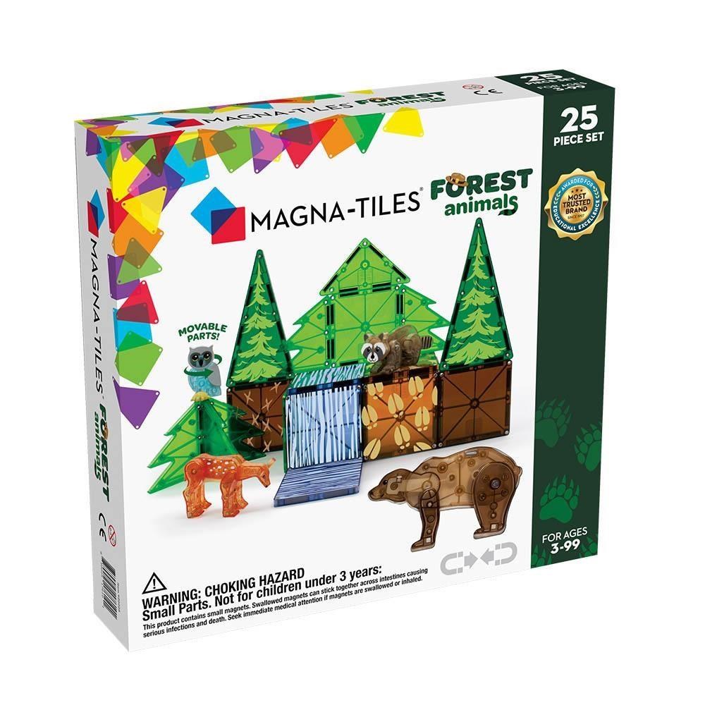 Magna-Tiles 磁力積木25片-森林動物