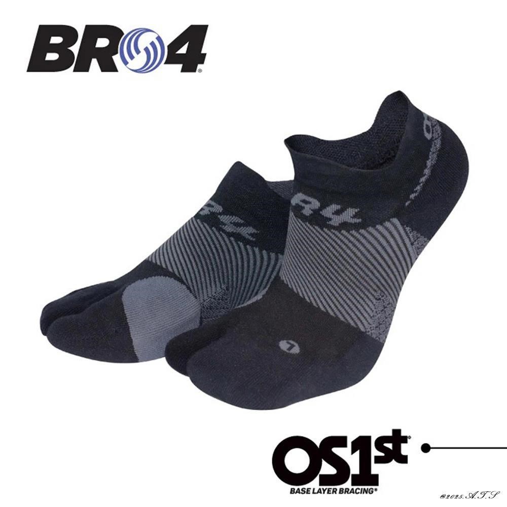 OS1st BR4姆趾外翻突出舒緩襪(黑色)