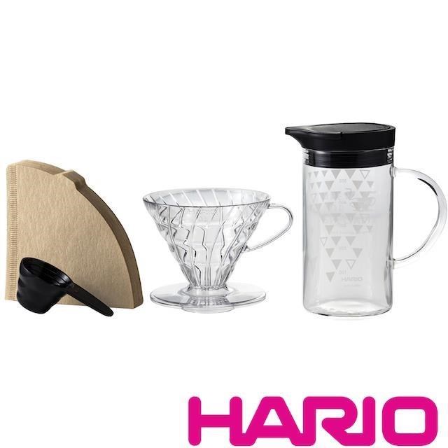 HARIO 【南紡購物中心】 V60感溫變色咖啡壺組