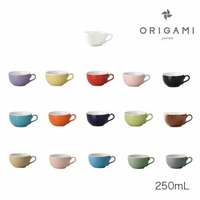 日本ORIGAMI 陶瓷拿鐵碗 250mL｜符合競賽規格的專業拉花杯