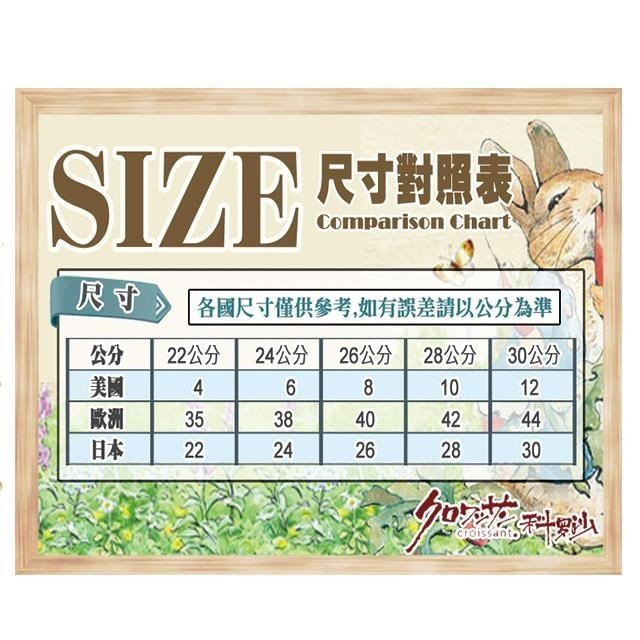 PETER RABBIT 比得兔 TP經典斜格素邊布拖 米30CM