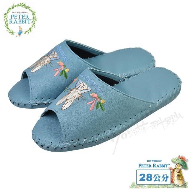 PETER RABBIT 比得兔 南瓜兔皮拖 中藍28CM