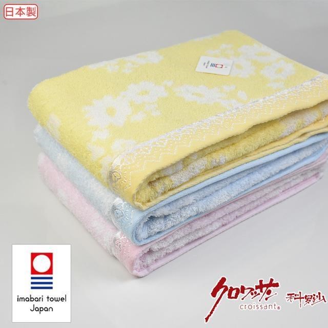 croissant 科羅沙 日本今治花蕾絲浴巾 60*120公分 (1入)