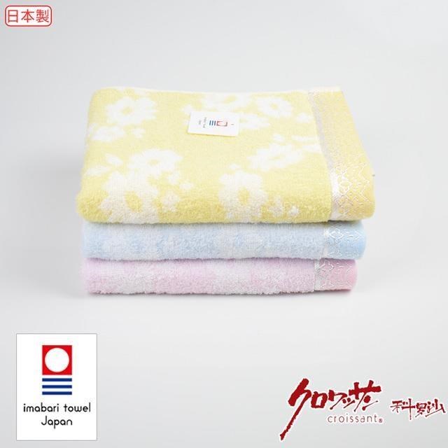 croissant 科羅沙 日本今治花蕾絲毛巾 34*80公分