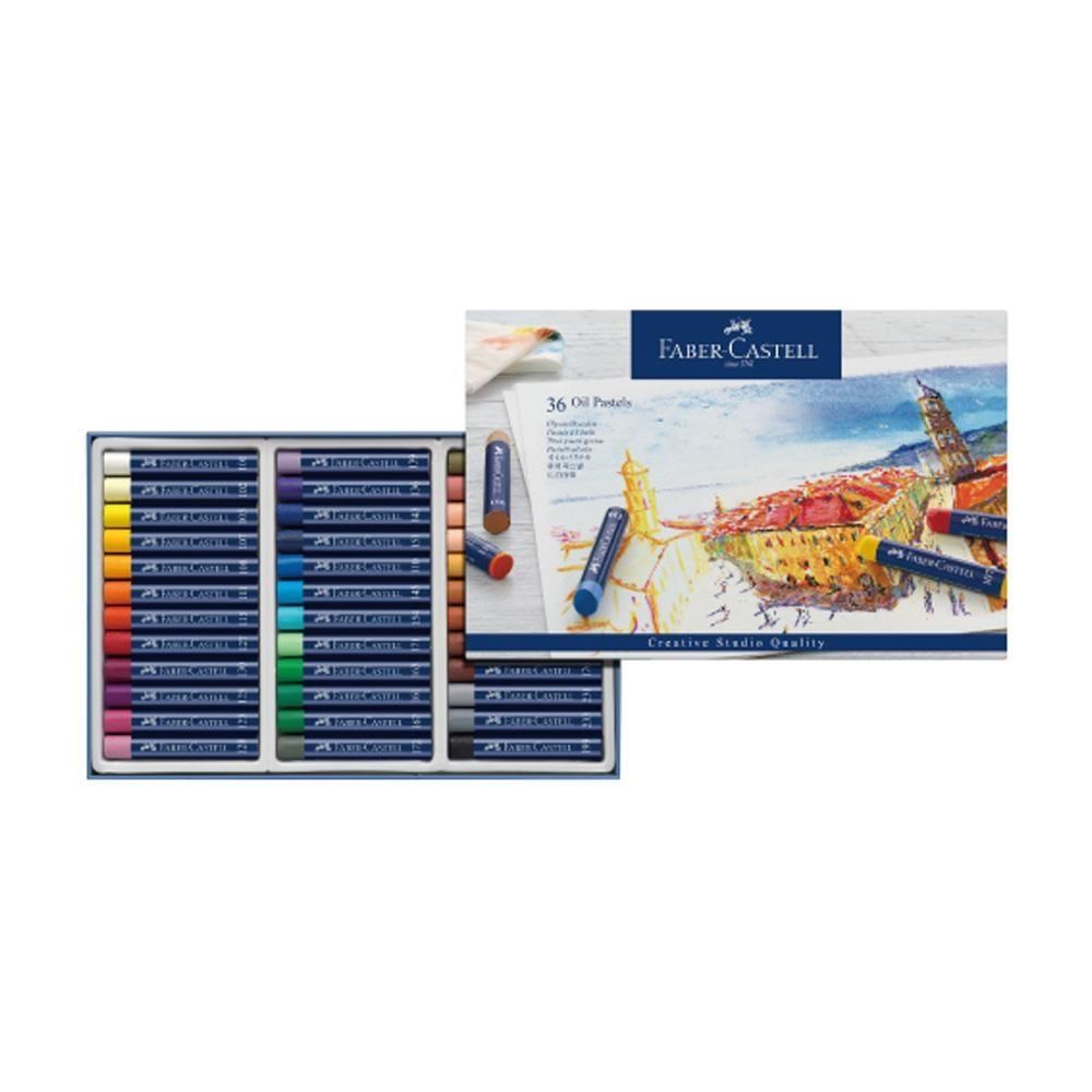 Faber-Castell 輝柏 創意工坊油性粉彩條 36色 / 盒127036