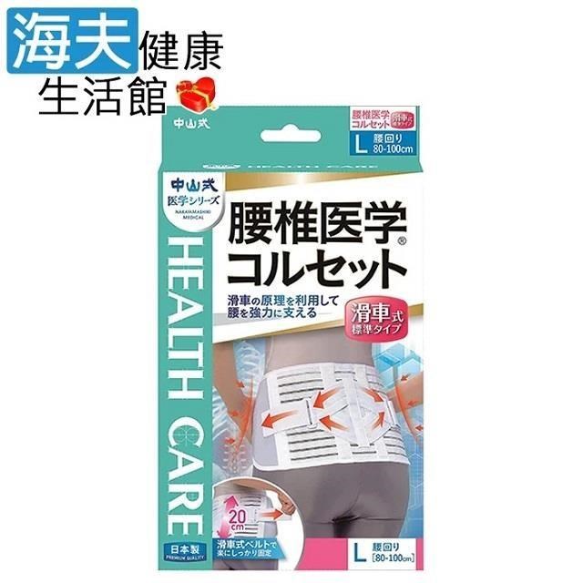 海夫健康生活館 中山式 護 腰(未滅菌) LZ 腰椎醫學護 腰 滑動式標準型(F0126-03)