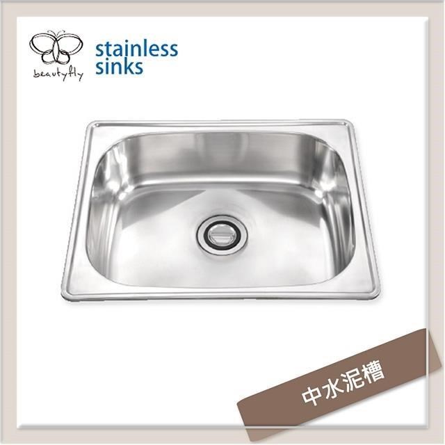 傑泰牌 不銹鋼廚房水槽 水泥槽系列 中水泥槽 JT-3560