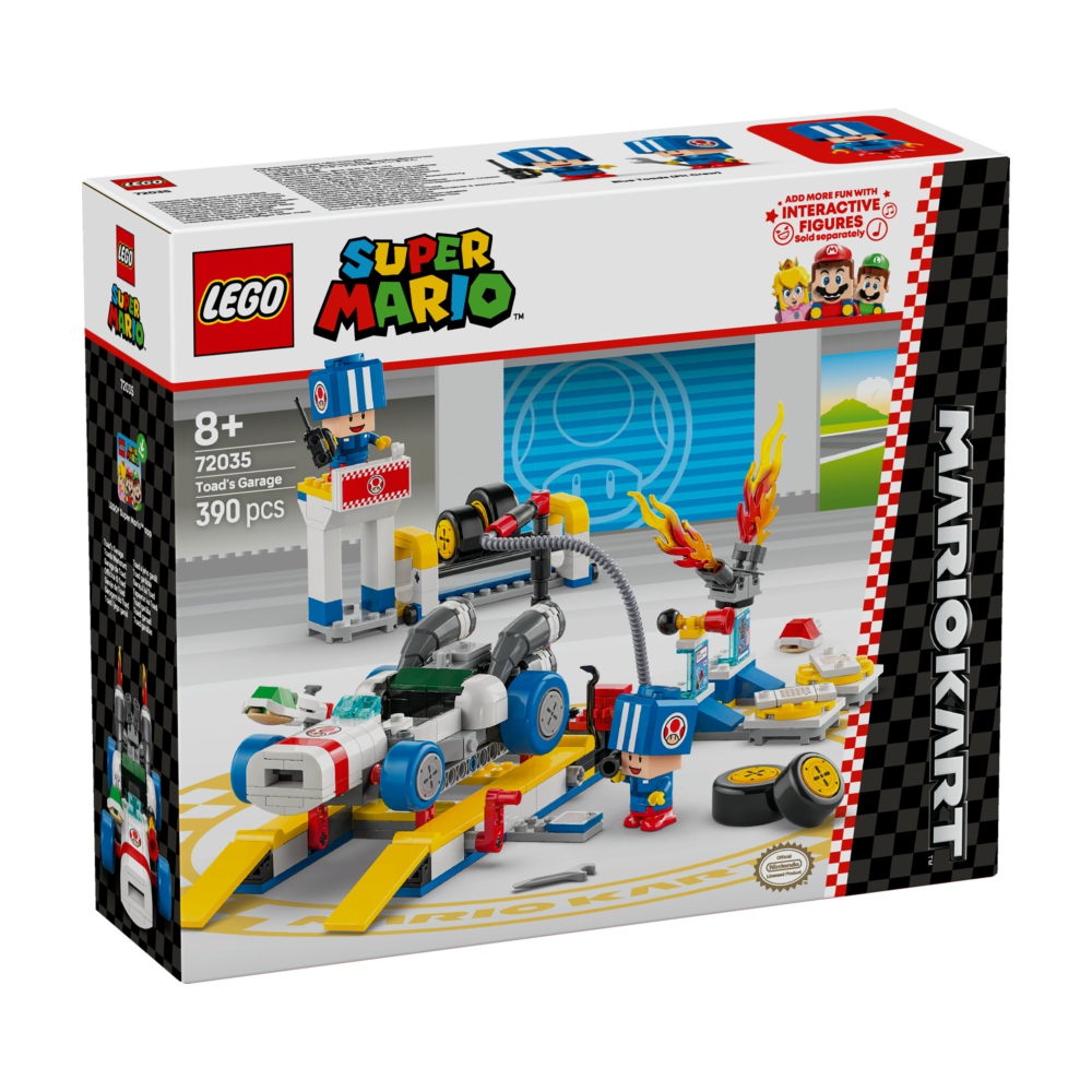 LEGO 樂高 超級瑪利歐系列 72035 瑪利歐賽車－奇諾比奧的車庫(MarioKart 任天堂 玩具車 兒童積木)