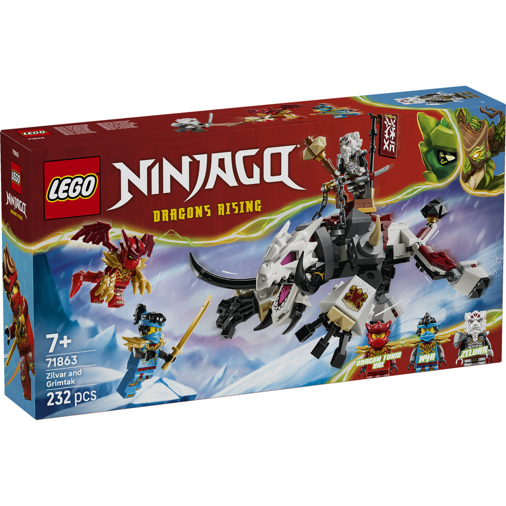 LEGO 樂高71863 202606 旋風忍者系列- 季瓦和龍獸格林塔克- PChome 24h購物