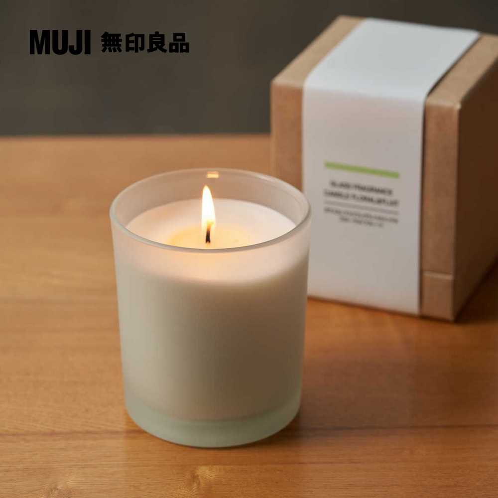MUJI 無印良品 附杯芬香蠟燭.花果香味/200g