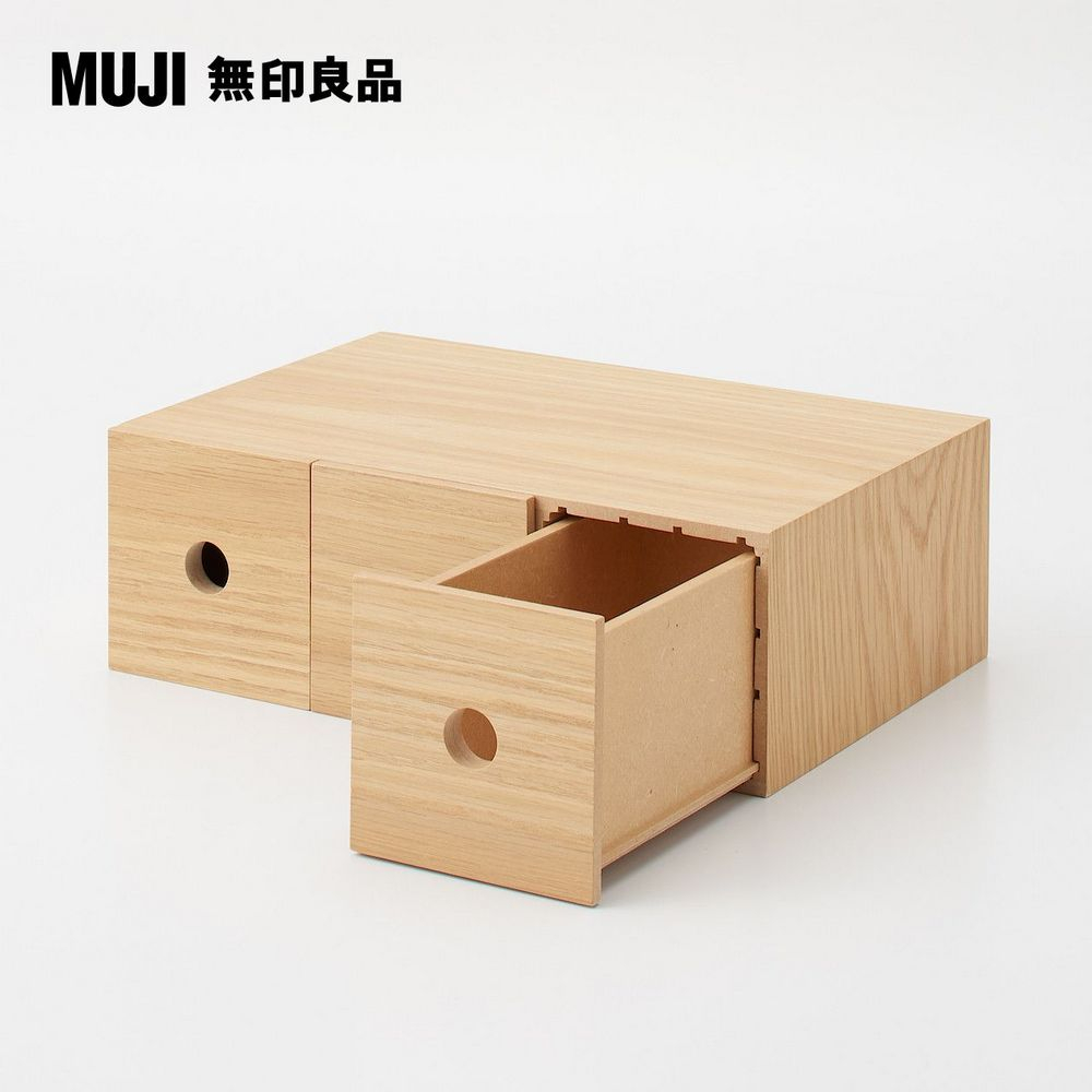 木製小物收納盒3層約8.4x17x25.2CM【MUJI 無印良品】 - PChome 