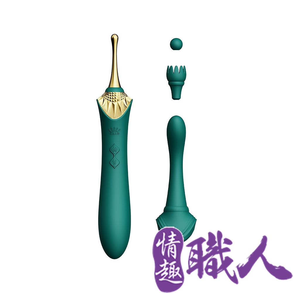 ZALO 【情趣職人】 Bess 秒高潮陰蒂按摩器-綠色 按摩棒 情趣用品 情趣用品.情趣職人.自慰棒