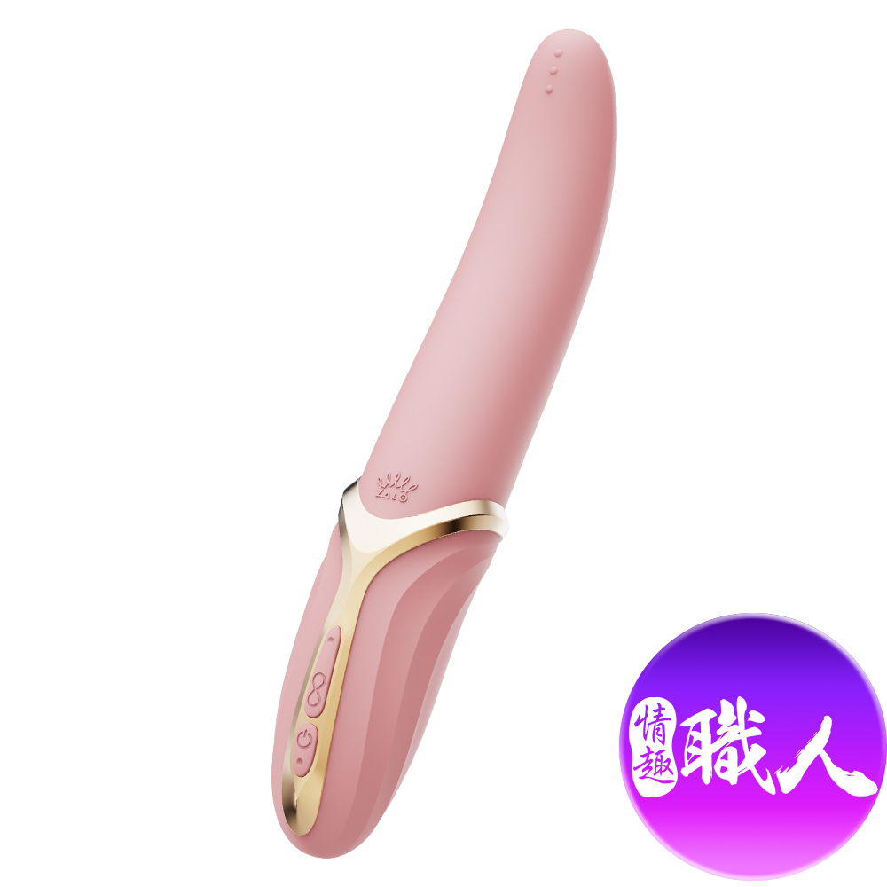 情趣職人 Zalo|Eve|仿真舌舔震動按摩棒 粉