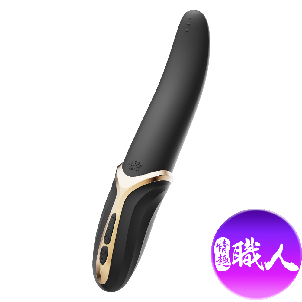 情趣職人 Zalo | Eve | 仿真舌舔震動按摩棒 黑
