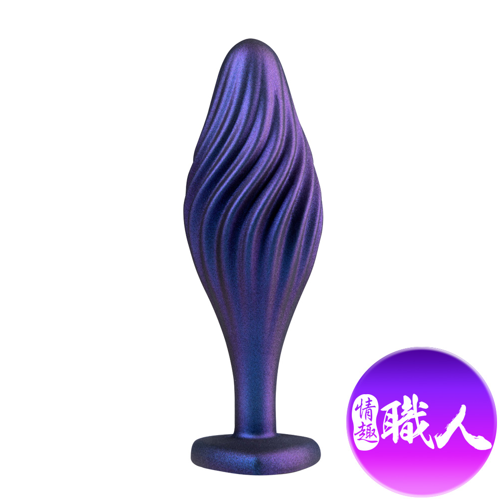 【情趣職人】Blush AnalAdventures Matrix鉑金後庭肛塞 斜紋形