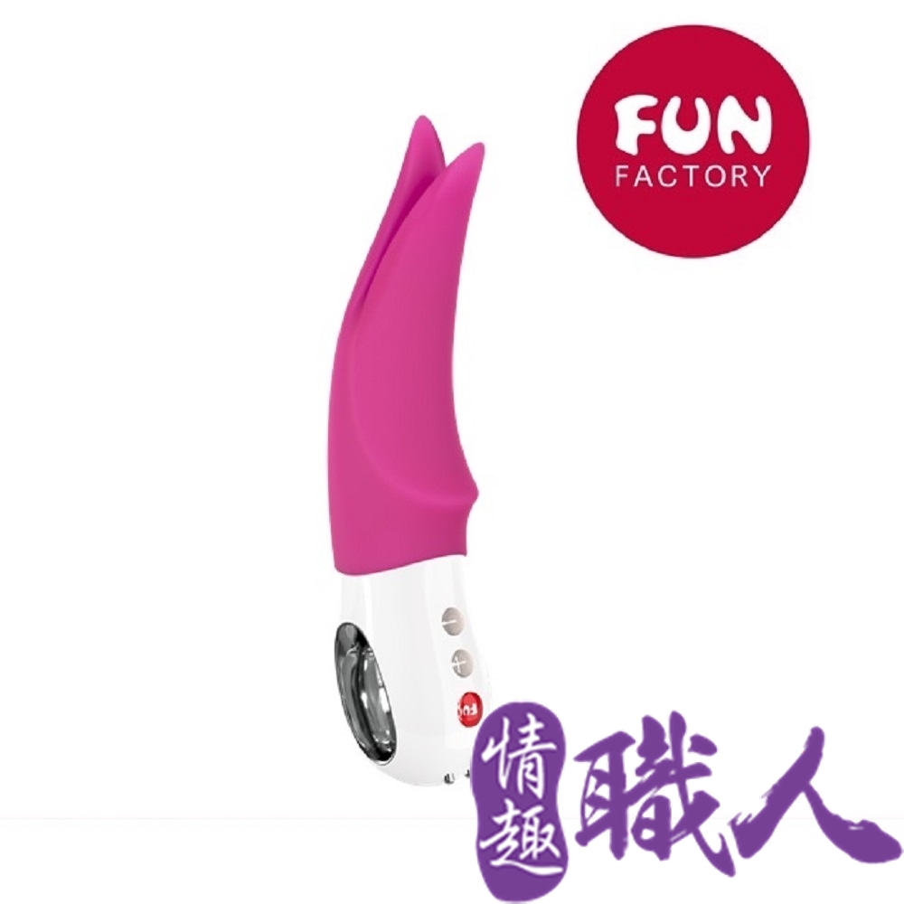 Fun Factory 【情趣職人】德國 Volta 沃爾特 多功能仿舌外部震動器-玫紅 充電式 情趣用品.情趣職人.振動器