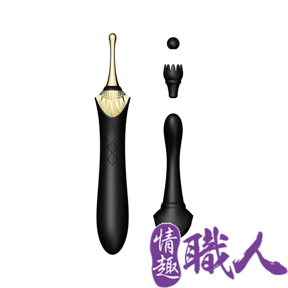 ZALO 【情趣職人】 Bess 秒高潮陰蒂按摩器-黑色 按摩棒 情趣用品.情趣職人.自慰棒（其他規格）