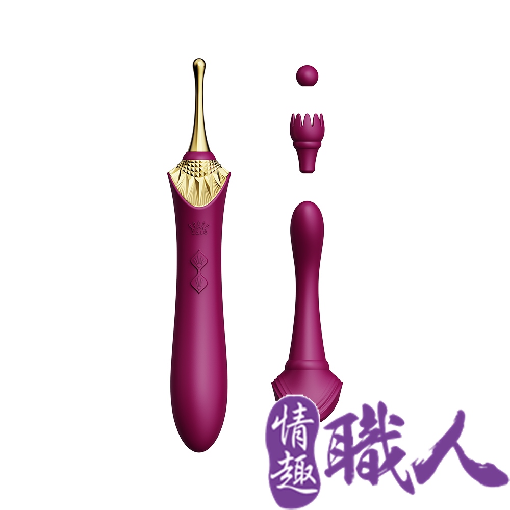 ZALO 【情趣職人】 Bess 秒高潮陰蒂按摩器-紫紅色 按摩棒 情趣用品.情趣職人.自慰棒(其他規格)
