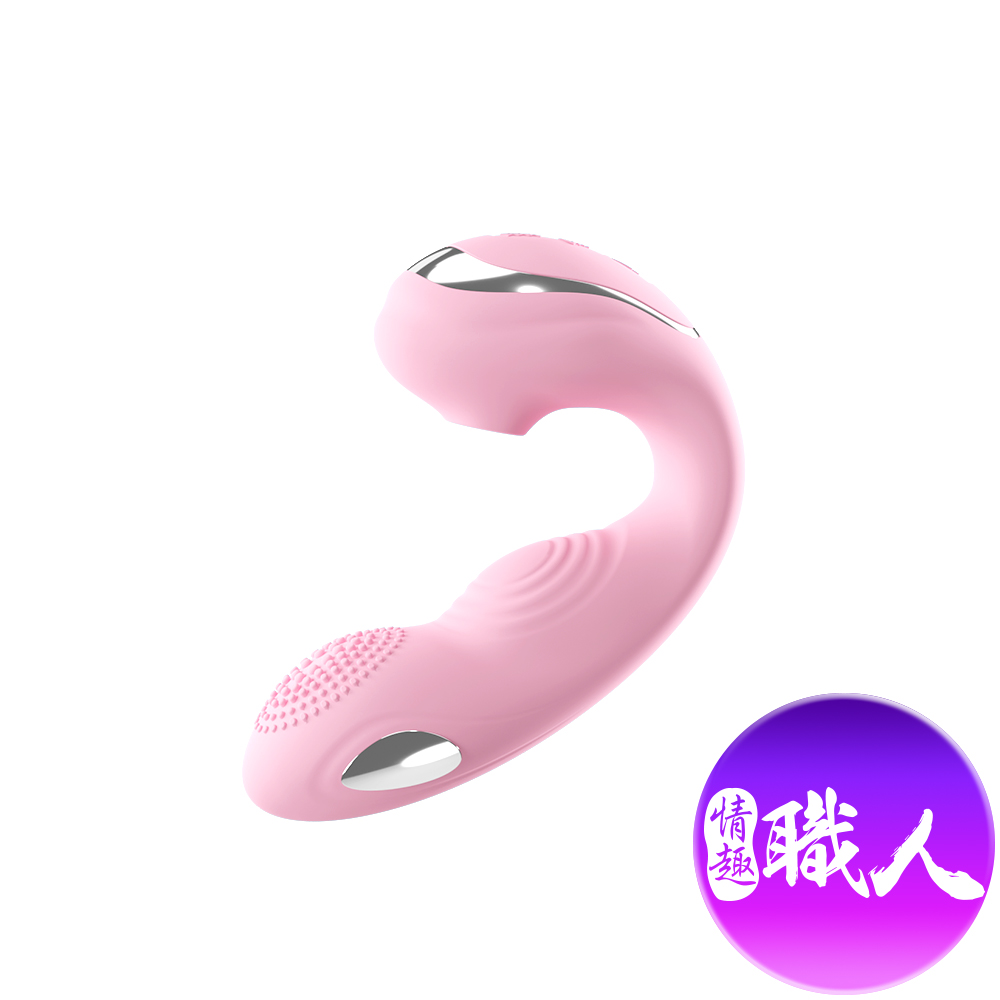 GALAKU 【情趣職人】|芙蕾雅|吸吮摳動穿戴APP多功能按摩棒 粉（其他規格）