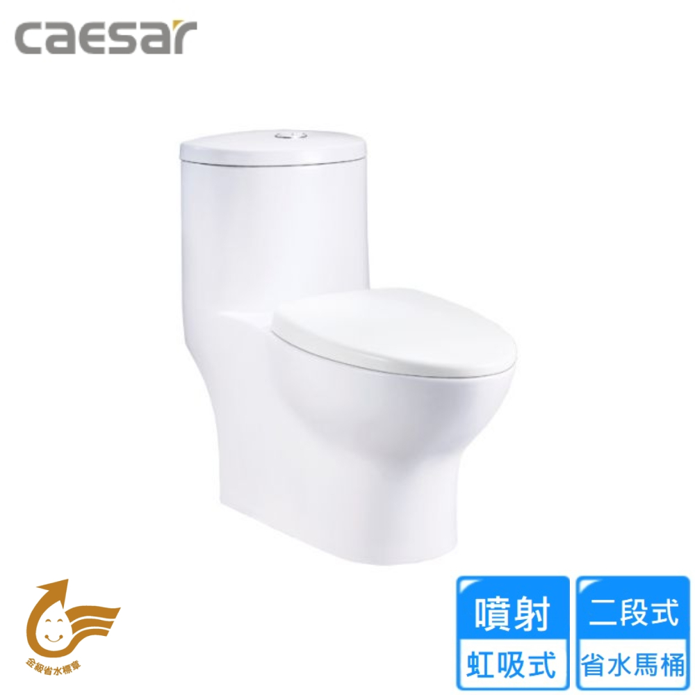 CAESAR 凱薩衛浴 二段式省水單體馬桶/管距30(CF1375 不含安裝)