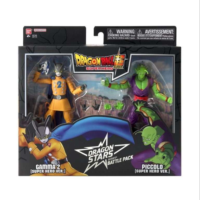 BANDAI 萬代 七龍珠 Dragon Stars 可動公仔 6吋 比克vsGAMMA 2號
