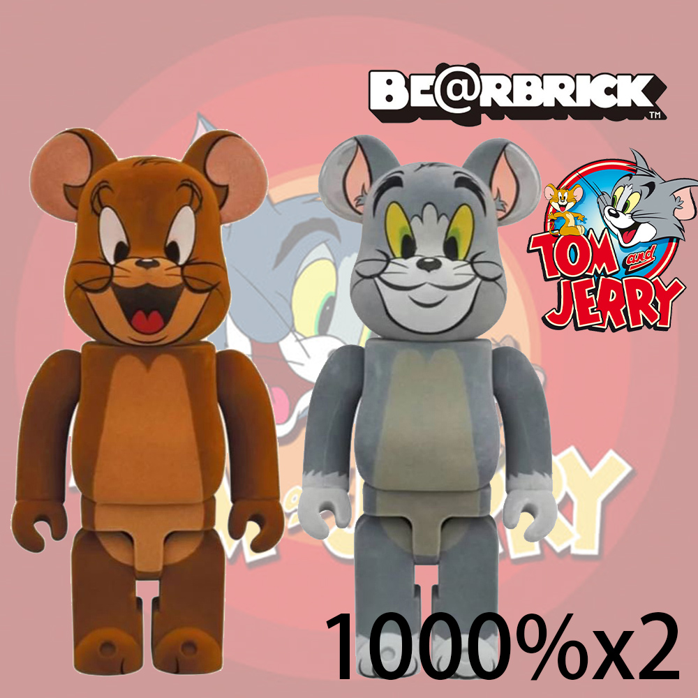 庫柏力克熊 Be@rbrick 湯姆貓與傑利鼠 Tom &amp; Jerry 1000%
