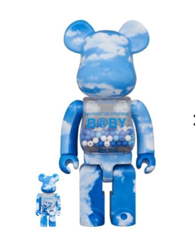 Be@rbrick 庫柏力克熊 B@BY BLUE SKY Ver. 藍天白雲 千秋 100&400%
