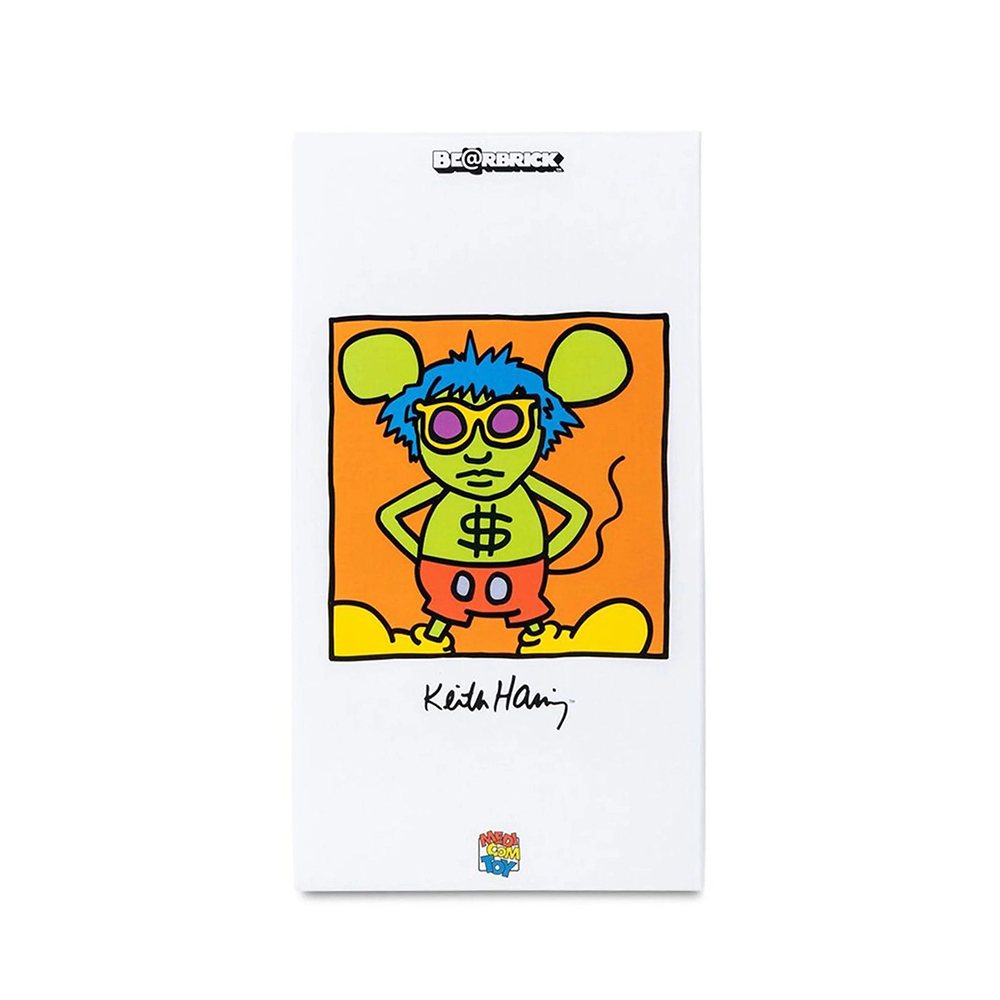 Be@rbrick 庫柏力克熊Keith Haring Andy Mouse 400% - PChome