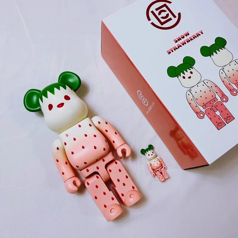 BE@RBRICK FLOR@ PINK ROSE 400% 粉色玫瑰肚中花- PChome 24h購物