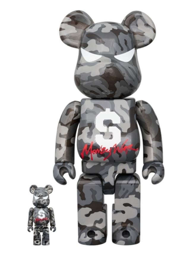Be@rbrick 庫柏力克熊Valmuer Blue 100% & 400% 絨毛愛心- PChome 24h購物