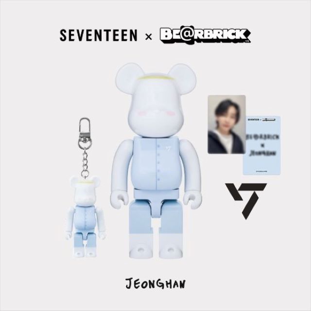 Be@rbrick 庫柏力克熊BE@RBRICK X SEVENTEEN 尹淨漢JEONGHAN 400%+100