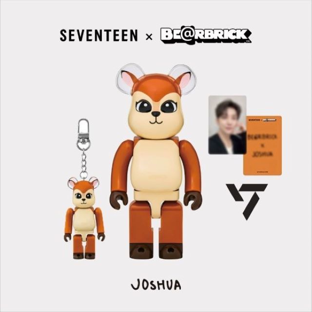 Be@rbrick 庫柏力克熊BE@RBRICK X SEVENTEEN 李知勳WOOZI 400%+100