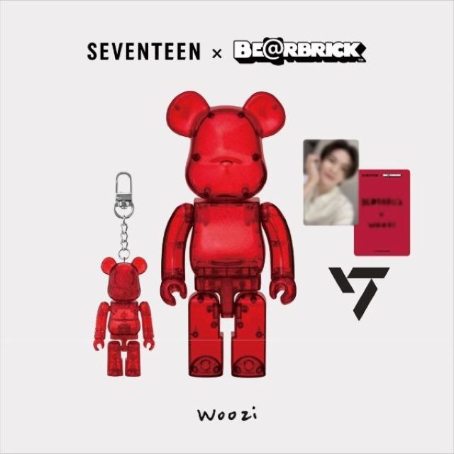 【SEVENTEEN】BE@RBRICK WOOZI 400% ウジ SEVENTEEN WOOZI BE@RBRICK ウジ キーホルダー - メルカリ