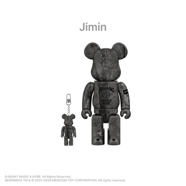 預購27年4月 代購 BTS × BE@RBRICK JIMIN 朴智旻 400%+100%