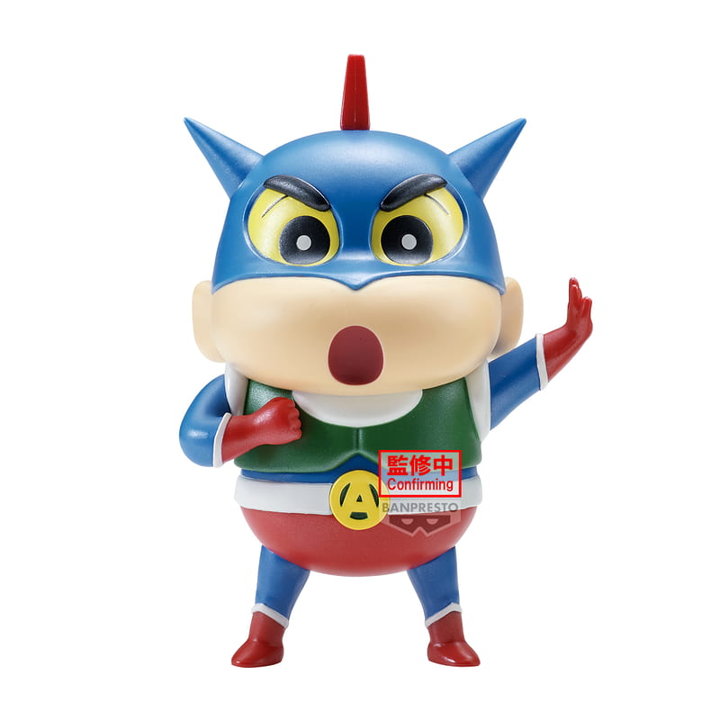 BANPRESTO 蠟筆小新 Cosplay小新 動感超人和康達姆機器人 特別色ver. (A動感超人小新)