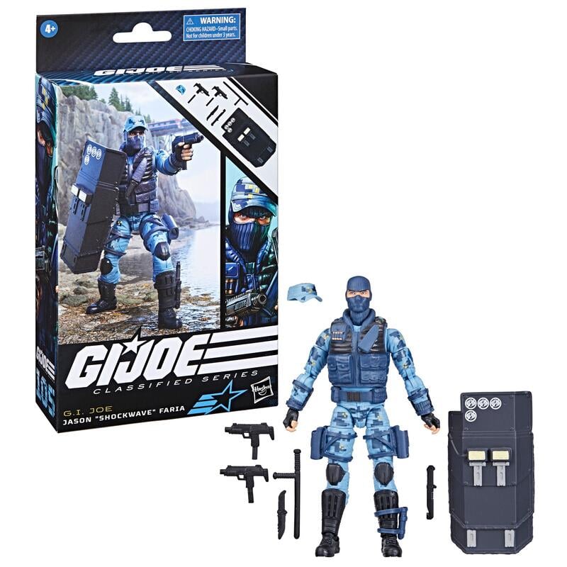 Hasbro 孩之寶 G.I.JOE 特種部隊 精英系列 6吋人物 傑森 震波 法里亞 SHOCKWAVE