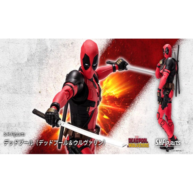 BANDAI 萬代 S.H.F 死侍與金鋼狼 死侍『 玩具超人 』