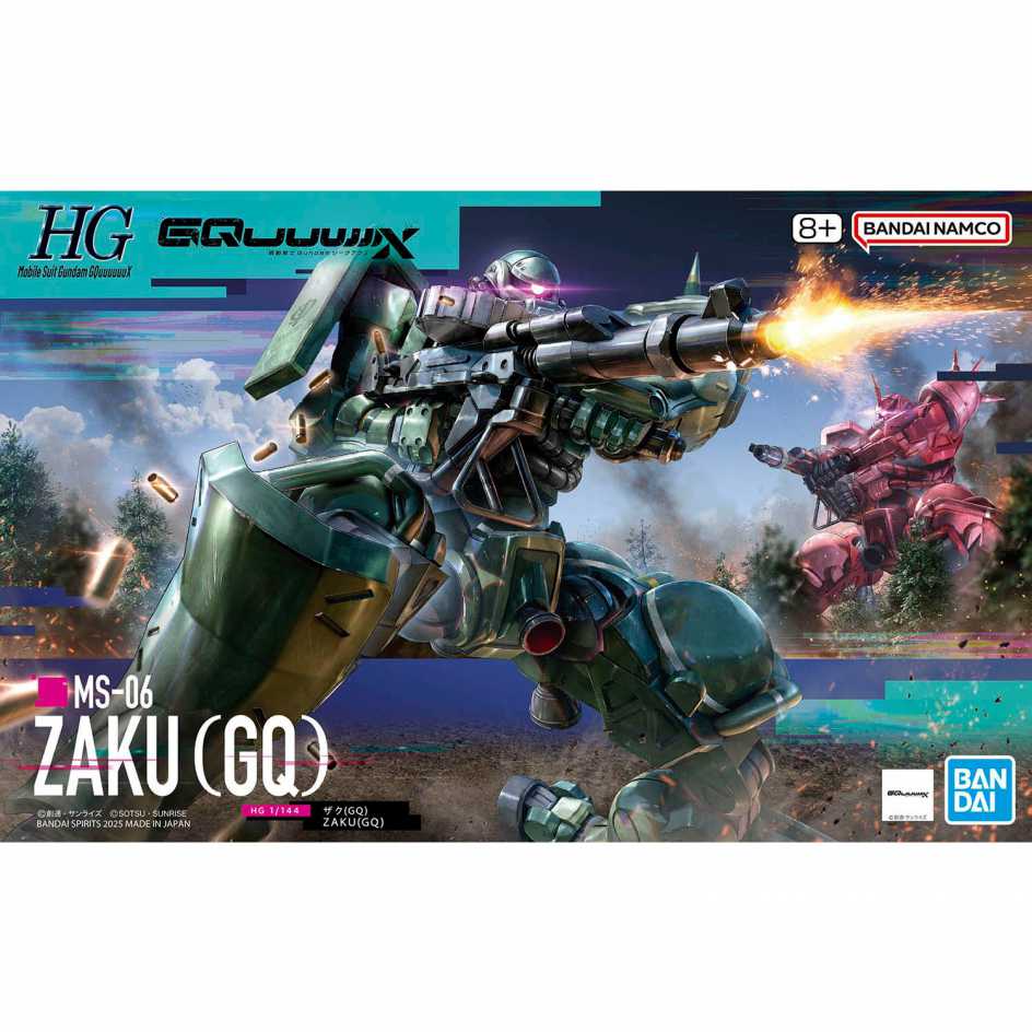 BANDAI 萬代 組裝模型 機動戰士鋼彈 GQuuuuuuX HG 1/144 綠 薩克 (GQ)