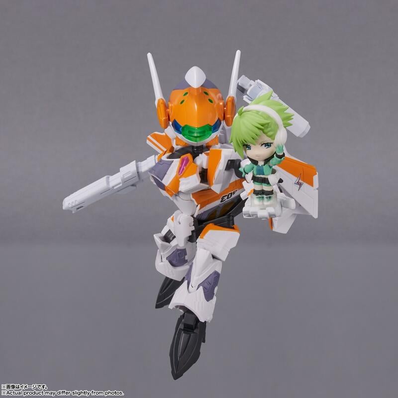 BANDAI 萬代 代理版 TINY SESSION 超時空要塞 VF-31E 齊格菲(恰克機)&蕾娜