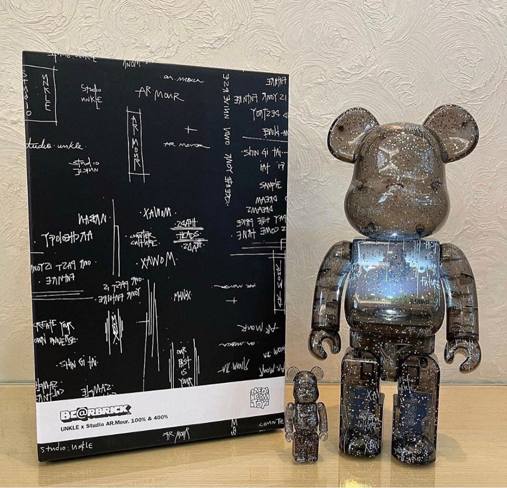 MEDICOM TOY - BE@RBRICK UNKLE Studio Ar.Mour 1000％ 新品 Medicom 400% + 100% Bearbrck ~ UNKLE × Studio Ar.Mour. Be