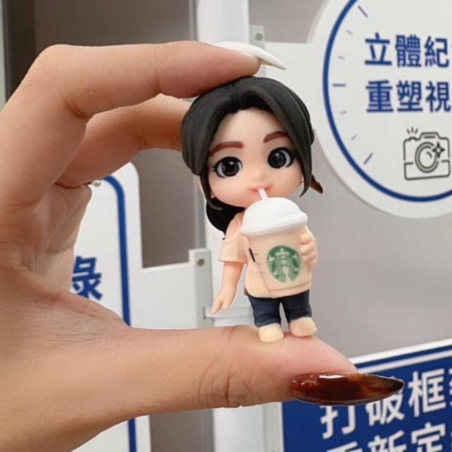 【火星來客】照片客製Q版公仔_10公分