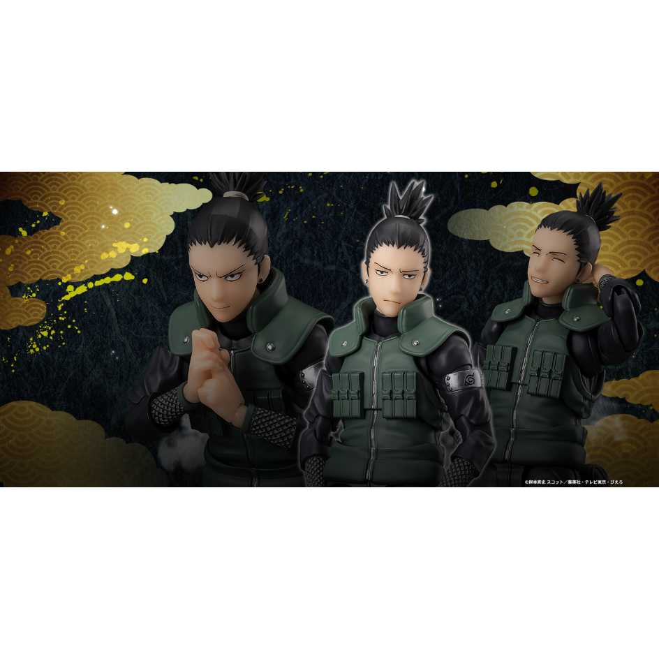 BANDAI 萬代 SHF S.H.Figuarts 火影忍者 疾風傳 奈良鹿丸 領先十步的頭腦