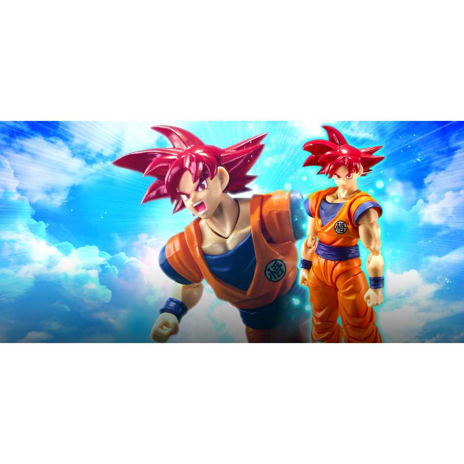 BANDAI 萬代 SHF S.H.Figuart 七龍珠超 超級賽亞人之神孫悟空-正直之心的賽亞人之神-