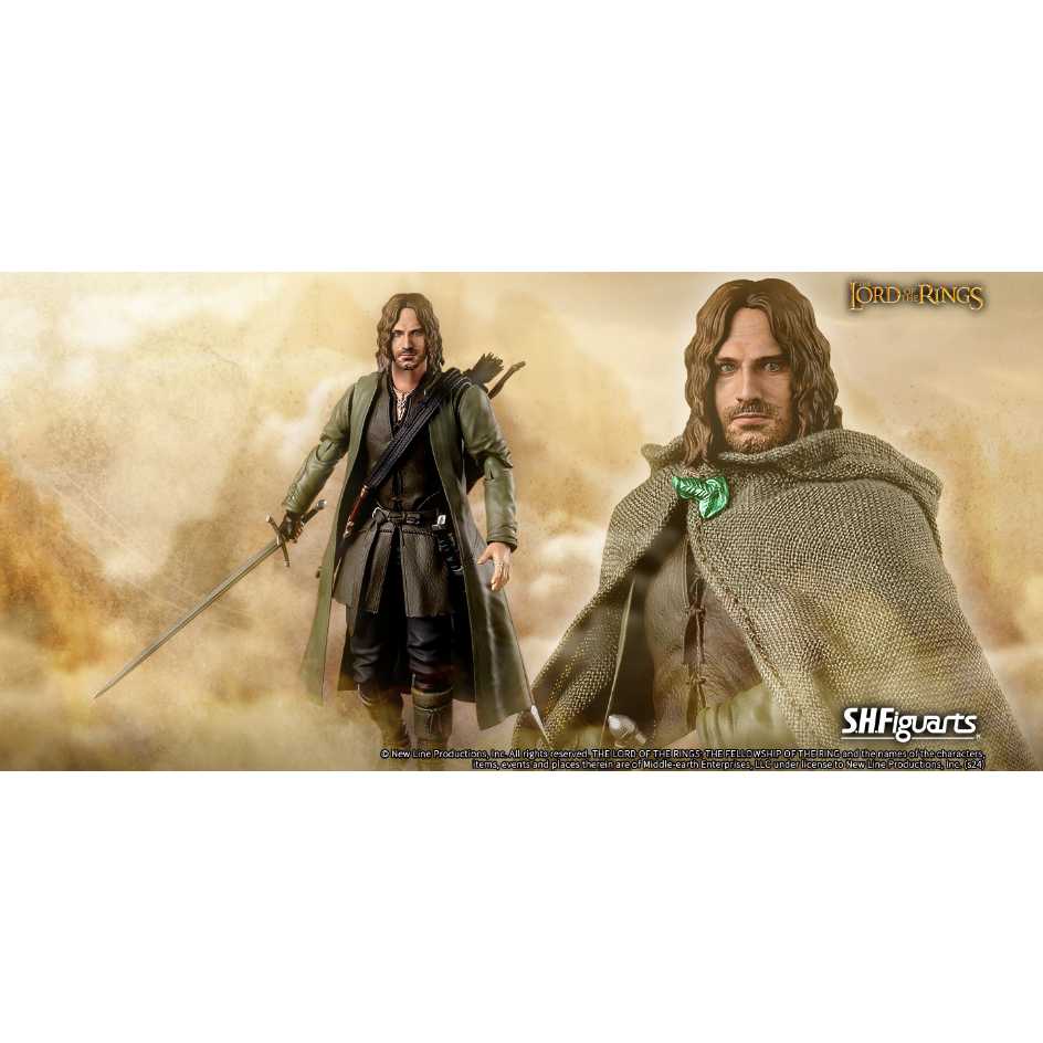 BANDAI 萬代 SHF S.H.Figuarts 魔戒 亞拉岡 Aragorn II