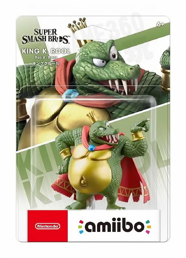 Nintendo 任天堂 AMIIBO NFC SWITCH NS 任天堂明星大亂鬥 庫魯魯王 庫魯魯大王 KING K.ROOL